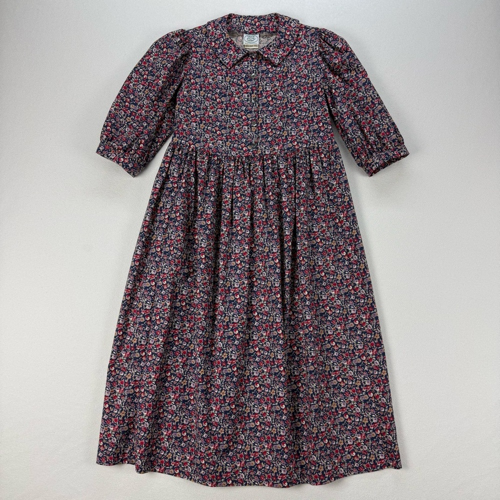 Vintage Laura Ashley Cotton English Tea Prairie Dress